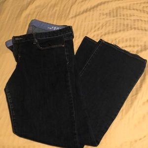 Gap size 16 regular dark wash jeans.